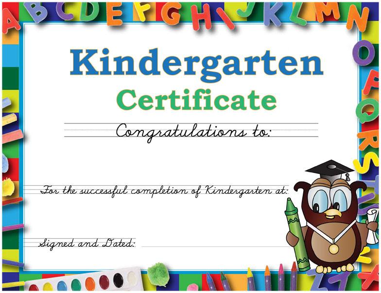 Kindergarten Certificate Template from jenkintownschools.org